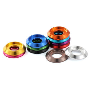 Arandela de cono de aleación de aluminio, junta de tornillo de cabeza de copa cónica, arandela de guardabarros avellanada cónica - Product Image 4