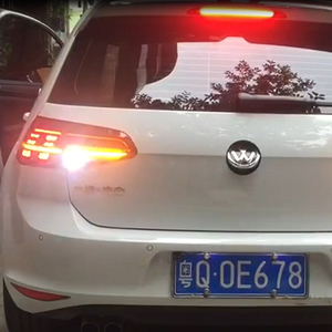 Feux arrière LED dynamiques ADT 2018 pour Golf 7 Golf R MK7.5 avec clignotants et feux stop LED DRL, faisceau de câblage inclus - Product Image 5
