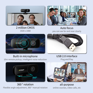<span class=keywords><strong>Webcam</strong></span> Full HD 1080P, caméra USB, grand Angle, mise au point automatique, <span class=keywords><strong>Webcam</strong></span> PC - Product Image 2
