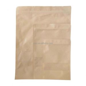 Eco-Friendly Seal Kraft Paper Foil <b>Bag</b> Zipper Baby Food Packaging Sample Sachet Pack Craft Paper <b>Bag</b> - Product Image 4