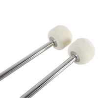 Vente en gros de haute qualité en laine antidérapante en acier inoxydable pour batterie de basse Accessoires pour instruments à percussion