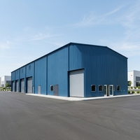 Entrepôt préfabriqué en structure acier conçu en 3D Tekla, prix de l'entrepôt préfabriqué en acier, conception de bâtiment en structure acier