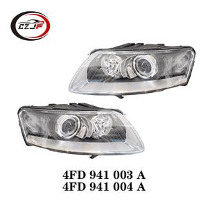 CZJF prezzo di fabbrica faro anteriore per <span class=keywords><strong>Audi</strong></span> <span class=keywords><strong>A6</strong></span> <span class=keywords><strong>2005</strong></span> 2006 2007 2008 C6 OEM 4 fd941003a 4 fd941004a gruppo faro - Product Image 2