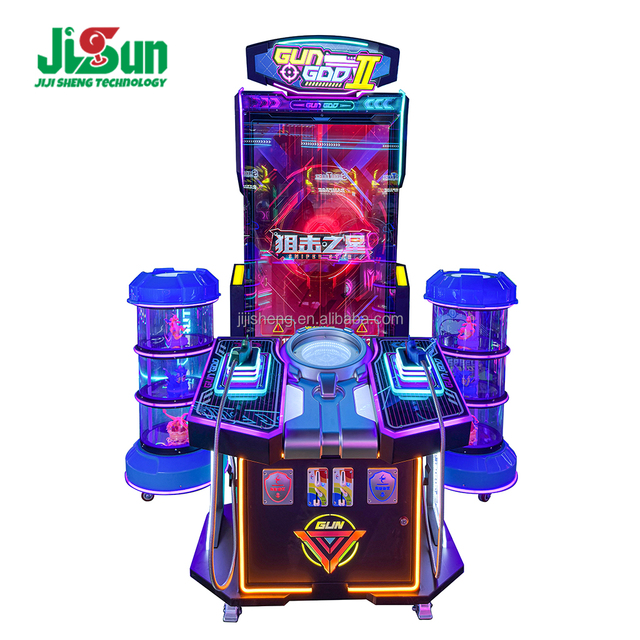 Single-Player Shooting Simulator Arcade Game Machine 1-Year Warranty Metal Construction English Points Exchange Coin Operated