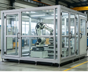 Housse de protection personnalisée pour grand rack, série 6000, cadre en profilé d'aluminium extrudé carré, boîtier de machine industrielle - Product Image 1