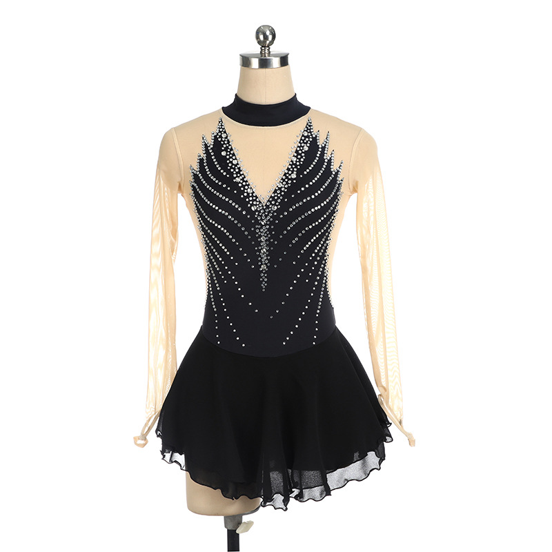 Ice Skating Dress for Women - Long Sleeve Figure Skating Costume Ice Skating Dress for Women - Long Sleeve Figure Skating Costume