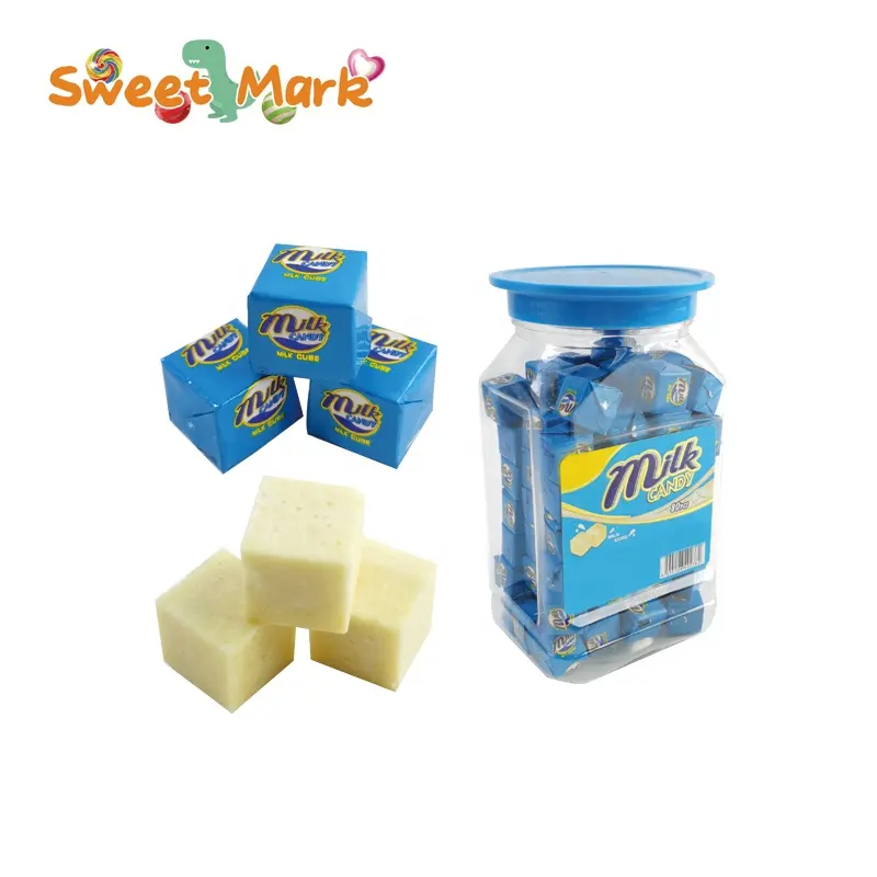 Latte Premuto Cube Tablet Formaggio di Latte dolci della caramella halal della caramella