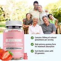 Bonbons gélifiés au glutathion et au collagène, saveur originale, marque privée OEM, antioxydant, soutien immunitaire, soin de la peau, complément beauté