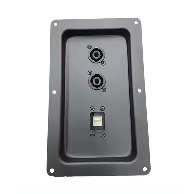 Best Selling Rongxiang Chinese Brand Speaker Accessories Kit with 200x120 Iron Audio Box (Black) Wiring Board for Wholesale