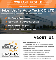 Tuyau de radiateur en silicone noir UROFLY 19502-5V3-Z00 pour remplacement direct personnalisé compatible, composant de refroidissement automobile à découper