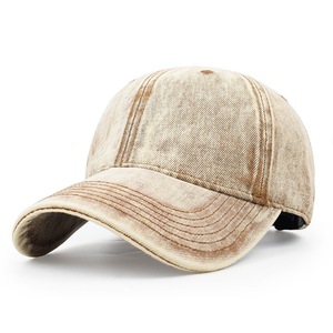 Cappello in denim lavato, berretto con visiera, berretto da baseball morbido con tesa larga, casual, versatile e facile da abbinare. - Product Image 4