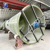Tanque Agitador de Fibra de Vidrio GFRP FRP para Fluidos Ácidos, Alcalinos y Corrosivos FT-AT1
