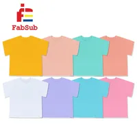 Reclame Promotie Sublimatie Polyester T-shirt Met Aangepaste T-shirt Printen Voor Warmte Persmachine