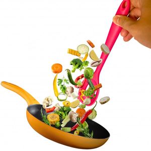 Slotted Spoon <b>Silicone</b> Non <b>Stick</b> Safe Stainless Steel Kitchen Cooking Utensils for Home Restaurant Baking and Food Prep - Product Image 4