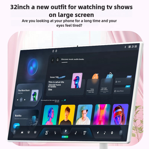 21.5/24/27/32 Inch Android OS Thông Minh Hiển Thị Tương Tác <span class=keywords><strong>TV</strong></span> Di Động Kỹ Thuật Số Đứng LCD Màn Hình Cảm Ứng <span class=keywords><strong>TV</strong></span> Di Động - Product Image 3