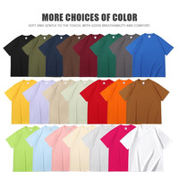 Kaos Lengan Pendek Warna Solid Klasik dan Serbaguna untuk Pria dan Wanita, 100% Katun, Longgar, Kasual, dan Bernapas