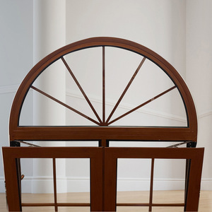 <span class=keywords><strong>Finestra</strong></span> a Battente <span class=keywords><strong>in</strong></span> Lega di Alluminio con Profilo Effetto <span class=keywords><strong>Legno</strong></span>, Vetro Temperato, Apertura Interna, Insonorizzata, Design Minimalista per Decorazione Domestica - Product Image 2