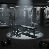 Hyper Fitness Commercial Cadre En Acier Inoxydable Compétition Rack Fitness Power Rack Épaule Formation Machine Durable Pro Banc