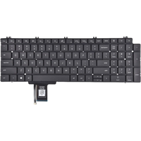 Nouveau remplacement de clavier d'ordinateur portable US UK GR avec rétro-éclairage pour Dell Precision 7550 7750 7760 7560 clavier interne pour ordinateur portable