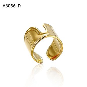 Anillo de Moda Amy Amy A3056 de Acero Inoxidable con Baño de Plata 925, Estilo Geométrico Moderno, Joyería para Mujer, Regalo, Uso Diario - Product Image 2