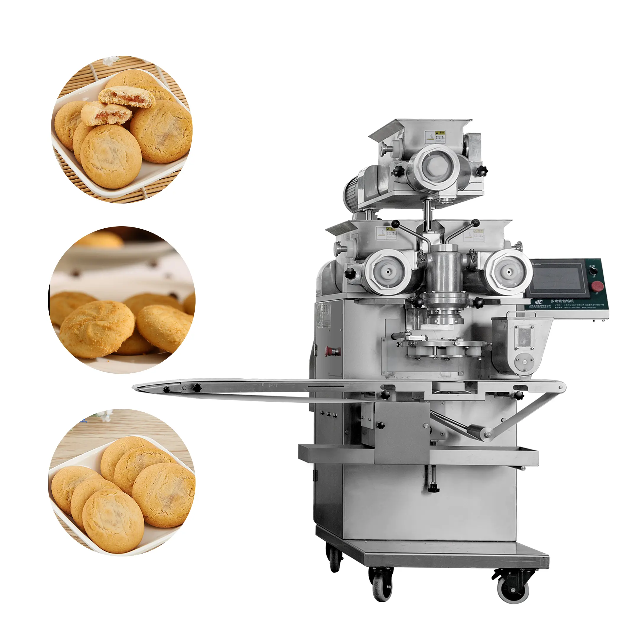 Linea di produzione automatica della macchina incrostante del biscotto dei biscotti di doppio colore di operazione facile