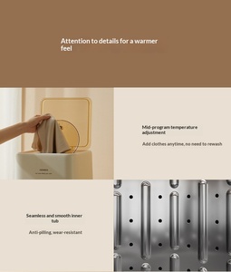 Laveuse-sécheuse compacte portable pour sous-vêtements : Système de lavage électrique mini haute efficacité, moteur DC silencieux, double stérilisation, OEM/ODM - Product Image 3