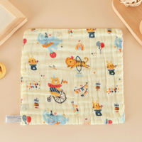 En gros, Lingette pour bébé en mousseline de coton biologique douce, six couches haute densité, Bavoir pour nouveau-né, Mouchoir pour enfant, Serviette