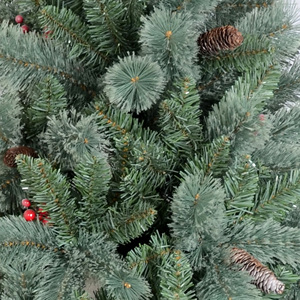 Arbre de Noël commercial en PVC PE Décoration de la maison artificielle personnalisée Arbre de Noël 7 pieds 10 pieds avec baies rouges - Product Image 3