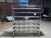 Cage d'élevage de rongeurs en acier inoxydable pour laboratoire