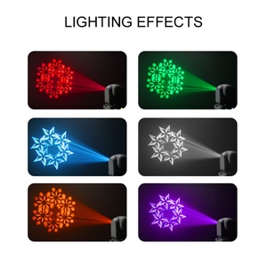 Mini Proyector LED de 100w Personalizado con Efecto Halo, Luz Móvil RGB 3en1, Luz de Haz Móvil LED - Product Image 6