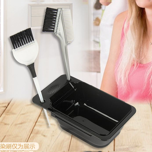 NOUVEAU Vente en gros d'accessoires de coiffure pour barbier Carré avec trous Pinceau de coloration et bol de teinture Pinceaux de teinture pour cheveux de salon - Product Image 5