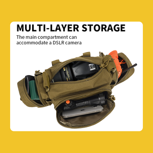 <span class=keywords><strong>SABADO</strong></span> al aire libre Oxford camuflaje caza combate táctico cintura bolsa hombro herramienta Cámara bolsa - Product Image 2