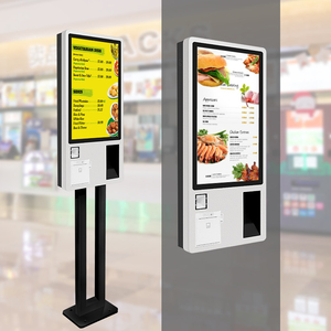 Capacité de commande en libre-service debout à écran tactile moniteur kiosque à écran tactile avec scanner et imprimante - Product Image 4