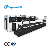 Dayuan industriële wijnkist warmtepersmachine, automatische drievoudige hete folie-stamping en stansmachine, te koop