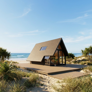 Maison en A-frame S190, projet d'investissement pour complexe hôtelier de luxe, résidence d'hôtes et resort boutique, sur l'immense estate Palm Grove. - Product Image 1