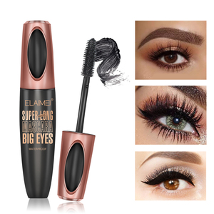 ELAMEI - Máscara de Pestañas de Fibra de Seda 4D de Marca Privada al por Mayor, Resistente al Agua, de Larga Duración, Voluminizadora, Maquillaje Cosmético para Pestañas - Product Image 2