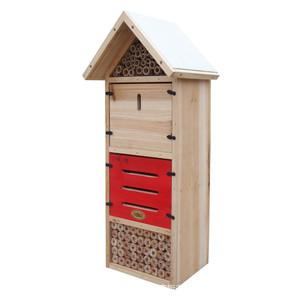 Toptan Boyalı Sedir Ağacı Kuş Kafesi, Yuvalık Kuş Evi Arı Kutusu Kelebek - Product Image 4