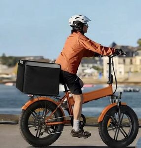 Batterie au lithium 48V 13Ah, cadre en aluminium, pliable, pneus larges 20*4, freins à disque avant/arrière, 7 vitesses, moteur sans balais, vélo urbain K7 Fat Tir - Product Image 6
