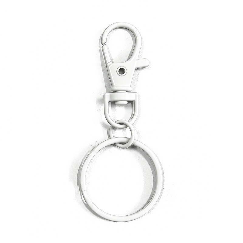 White storage bag with small hooks C219A