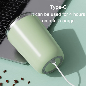 แก้วแม่เหล็กกวนอัตโนมัติ ชาร์จด้วย USB ทำจากสแตนเลส 304 เป็นมิตรกับสิ่งแวดล้อม เหมาะเป็นของขวัญทางธุรกิจ สำหรับกาแฟและนม - Product Image 3