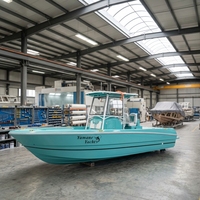 YAMANE 8.50M 28FT Bateau de sport en fibre de verre, Yacht de pêche en fibre de verre, Bateau de sport à console centrale