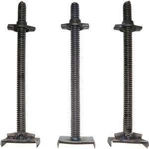 Soporte superior de encofrado sólido de construcción ajustable, soporte inferior, soporte superior hueco, soporte de acero - Product Image 1