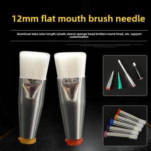 Aguja de cepillo dispensador de boca plana de 14-<span class=keywords><strong>30G</strong></span>, cabezal dispensador de pegamento de <span class=keywords><strong>12mm</strong></span> de ancho para accesorios de máquinas herramientas, accesorios para máquinas - Product Image 6