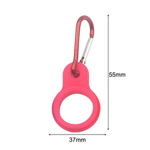 Support de bouteille d'eau pour l'escalade, crochet 55 mm x 37 mm, en silicone, mousqueton pour sports de plein air, accessoire de sac à dos - Product Image 1