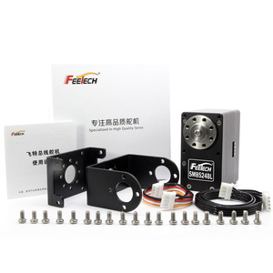 Servomoteur sans balais en métal Feetech SM8524BL 85 kg, engrenage en acier, rotation à 360 degrés, haute précision, port série pour robot - Product Image 4