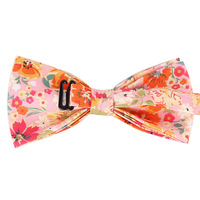 Vente en gros de nœud papillon en coton nœud papillon pré-noué à fleurs réglable à fleurs pour hommes nœud papillon pour femmes