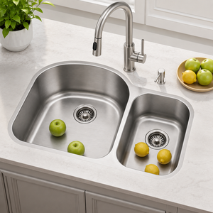 Diseño Anticondensación TADTAnti-Condensation, Logotipo OEM de Marca, Acero Inoxidable SUS304, Acabado Cepillado Hecho a Mano, Lavabo Profundo con Aislamiento Acústico - Product Image 5