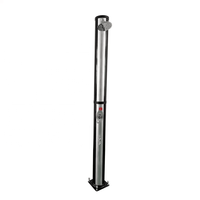Douche solaire instantanée chauffe-eau 2 sections douches solaires de 38L avec douche de pied garde