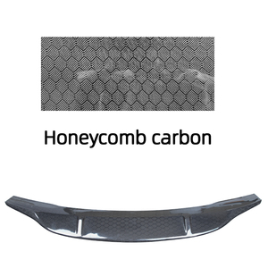 For C-Class W204 C204 Coupe 2Door R Style Honeycomb Carbon Fiber Rear Spoiler Trunk Wing 2007-2014 - Product Image 4
