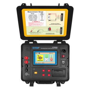 ETCR3650 Erdungs- und Durchgangsprüfgerät 1μΩ Auflösung 0,5%FS 10A Maximalstrom für Stromnetz-Erdung Leitwiderstandsmessung - Product Image 5